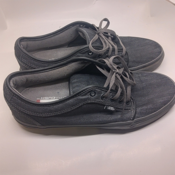 Vans Ultra Cush Pro Shoes Dark Gray Denim Pewter - Picture 2 of 8
